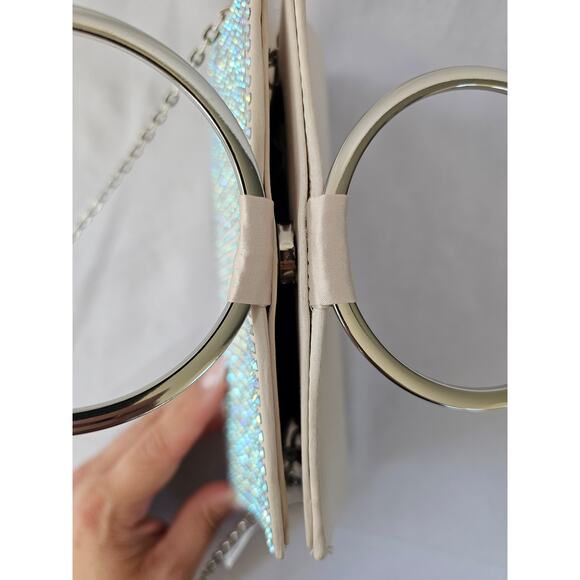 I.N.C. International Concepts Brynn Bangle Clutch Champagne Color NWT - Picture 6 of 12